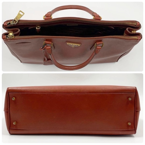 Prada Terracotta Leather Handbag - Picture 5 of 11